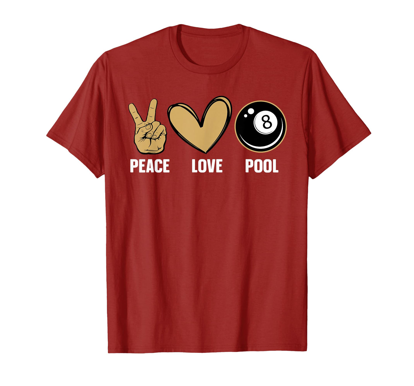 Cool 8 Ball Pool Lover Design For Men Women Billiard Player T-Shirt