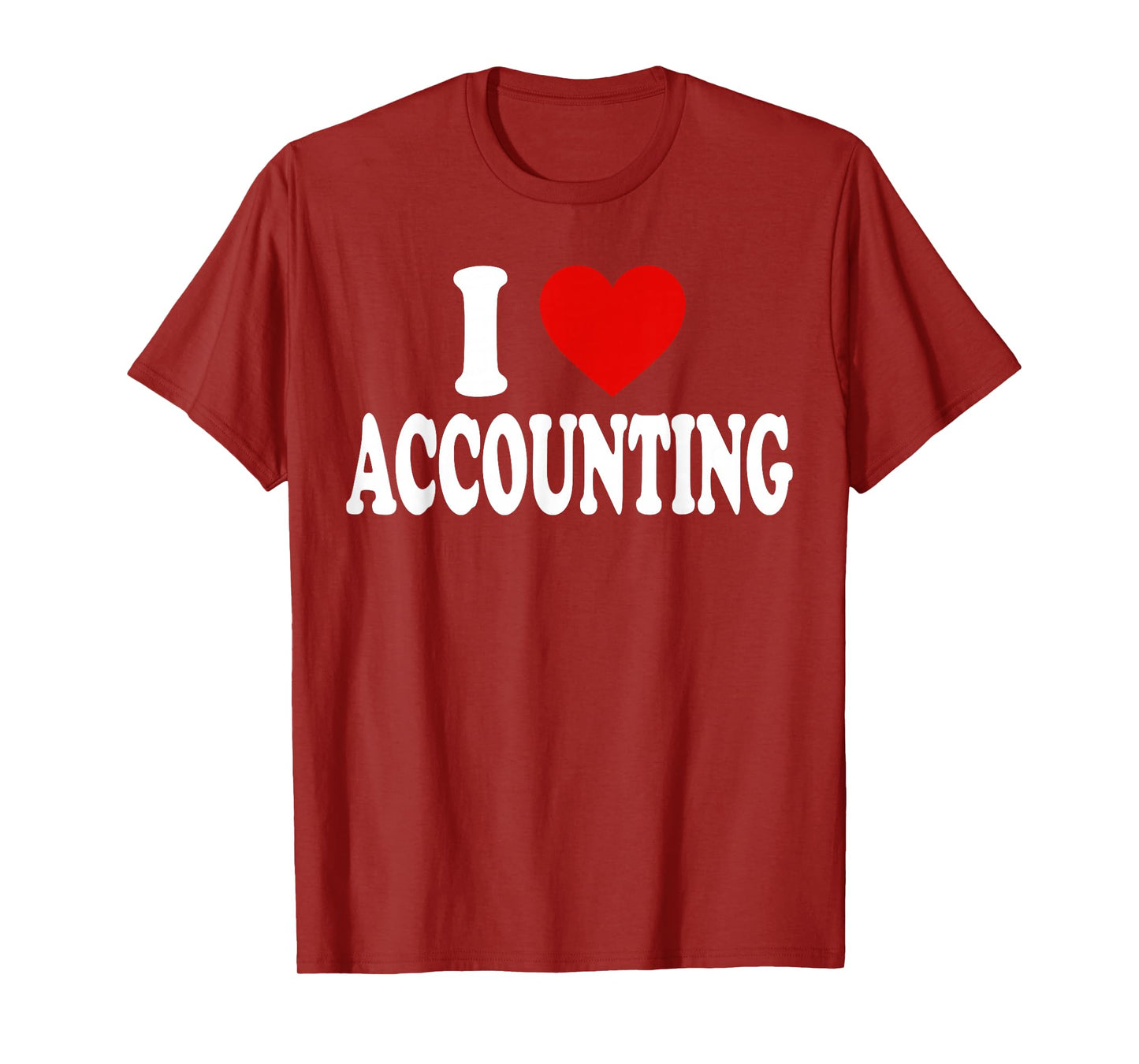 I HEART LOVE Accounting T-Shirt