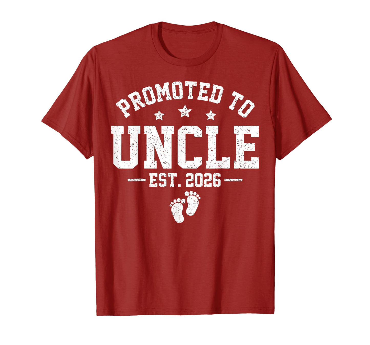 Promoted to Uncle est. 2026 Baby Announcement for Uncle T-Shirt