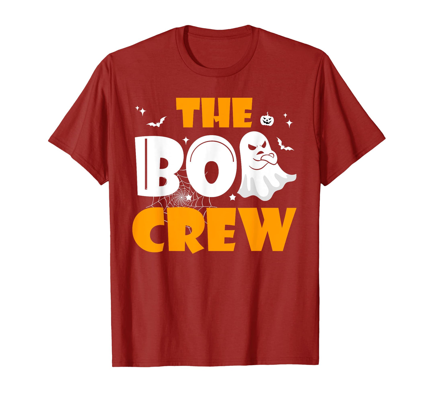 Halloween Ghost The Boo Crew Costume Matching Women Kids Men T-Shirt