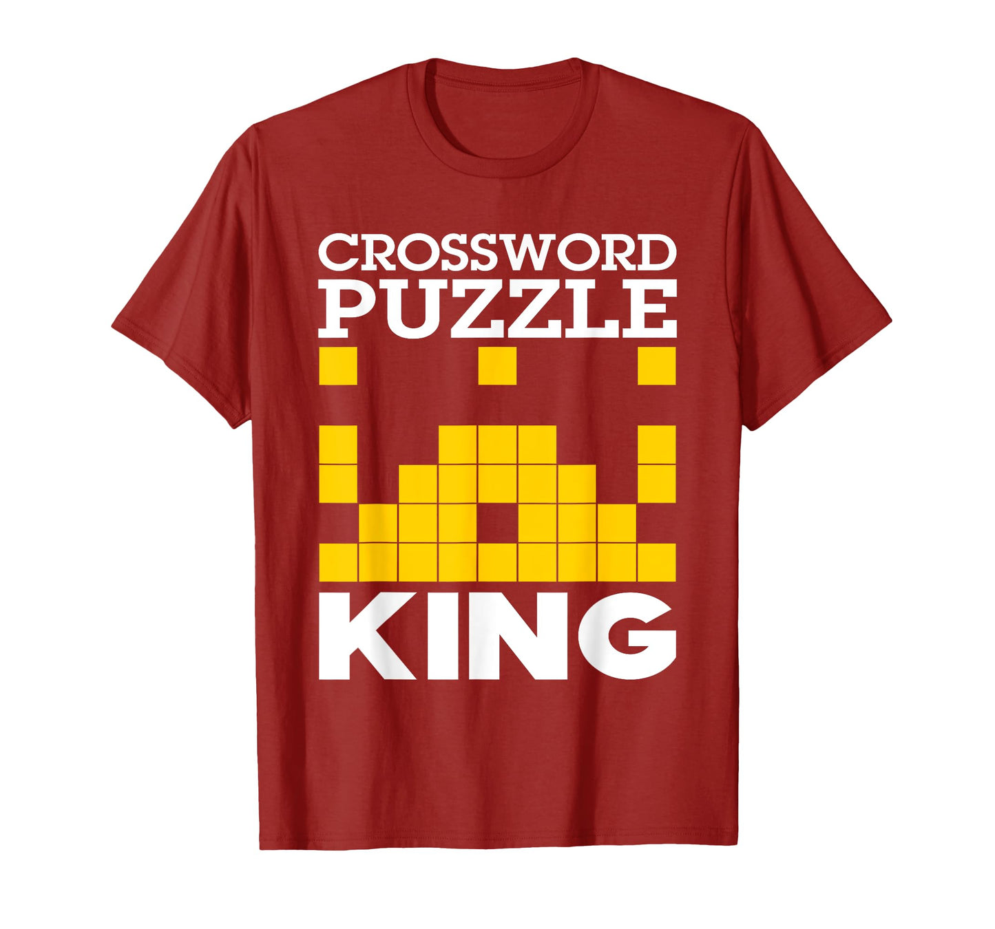 Funny Crossword Puzzle King Cruciverbalist Enthusiast Outfit T-Shirt
