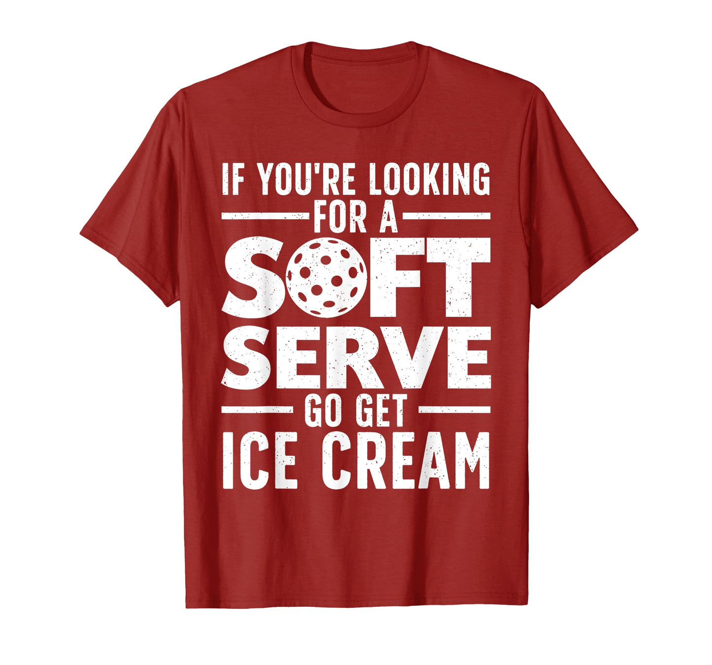 Cool Pickleball For Men Women Pickle Ball Player Soft Serve T-Shirt
