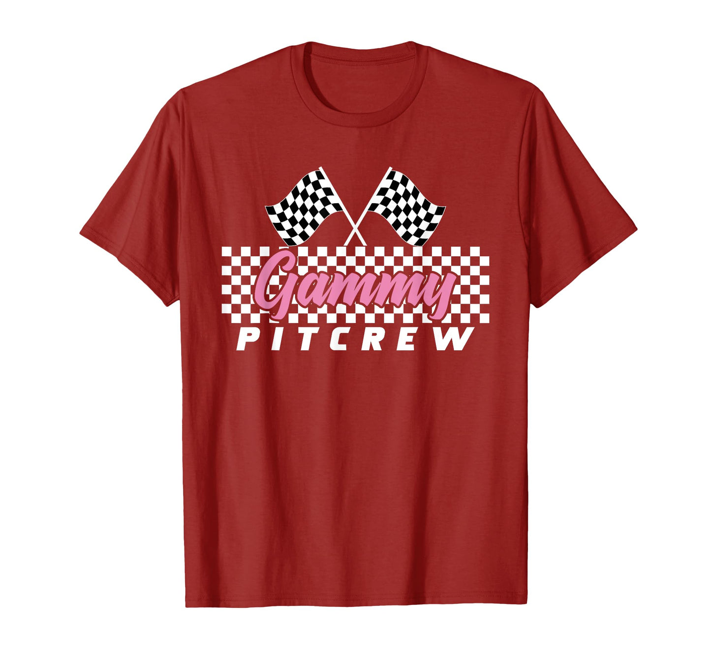 Race Car Birthday Party Racing Family Gammy Pit Crew T-Shirt