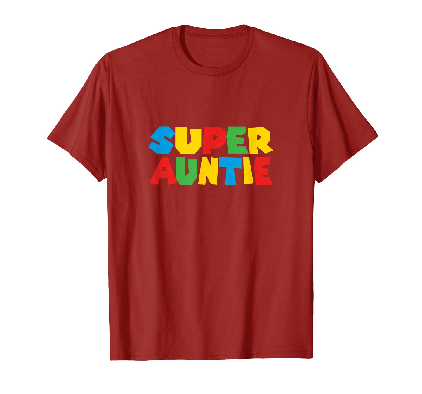 Gamer Aunt Super Auntie Funny Gaming Matching Dad & Mom kids T-Shirt