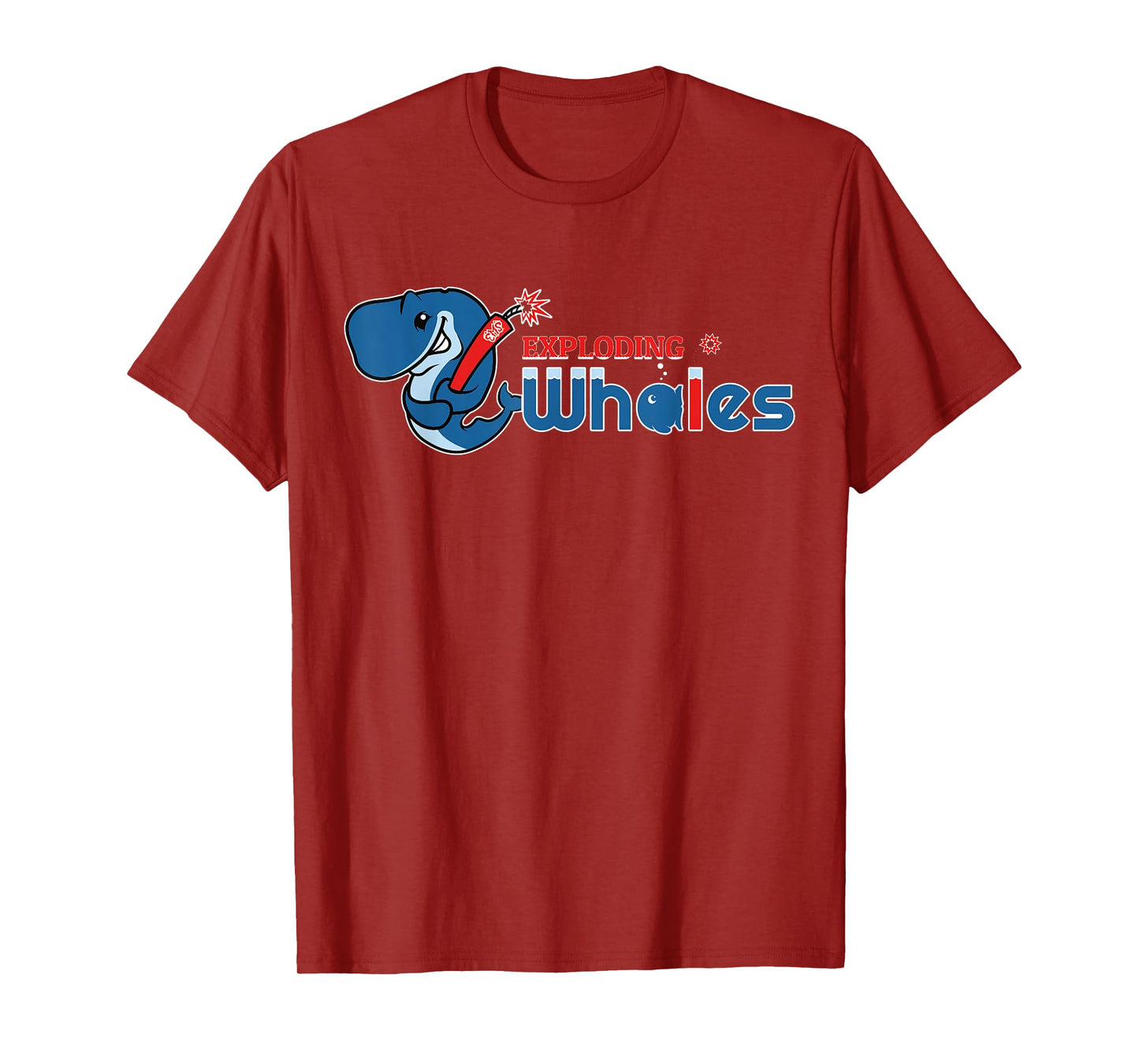 Exploding Whales Funny Whale Joke T-Shirt