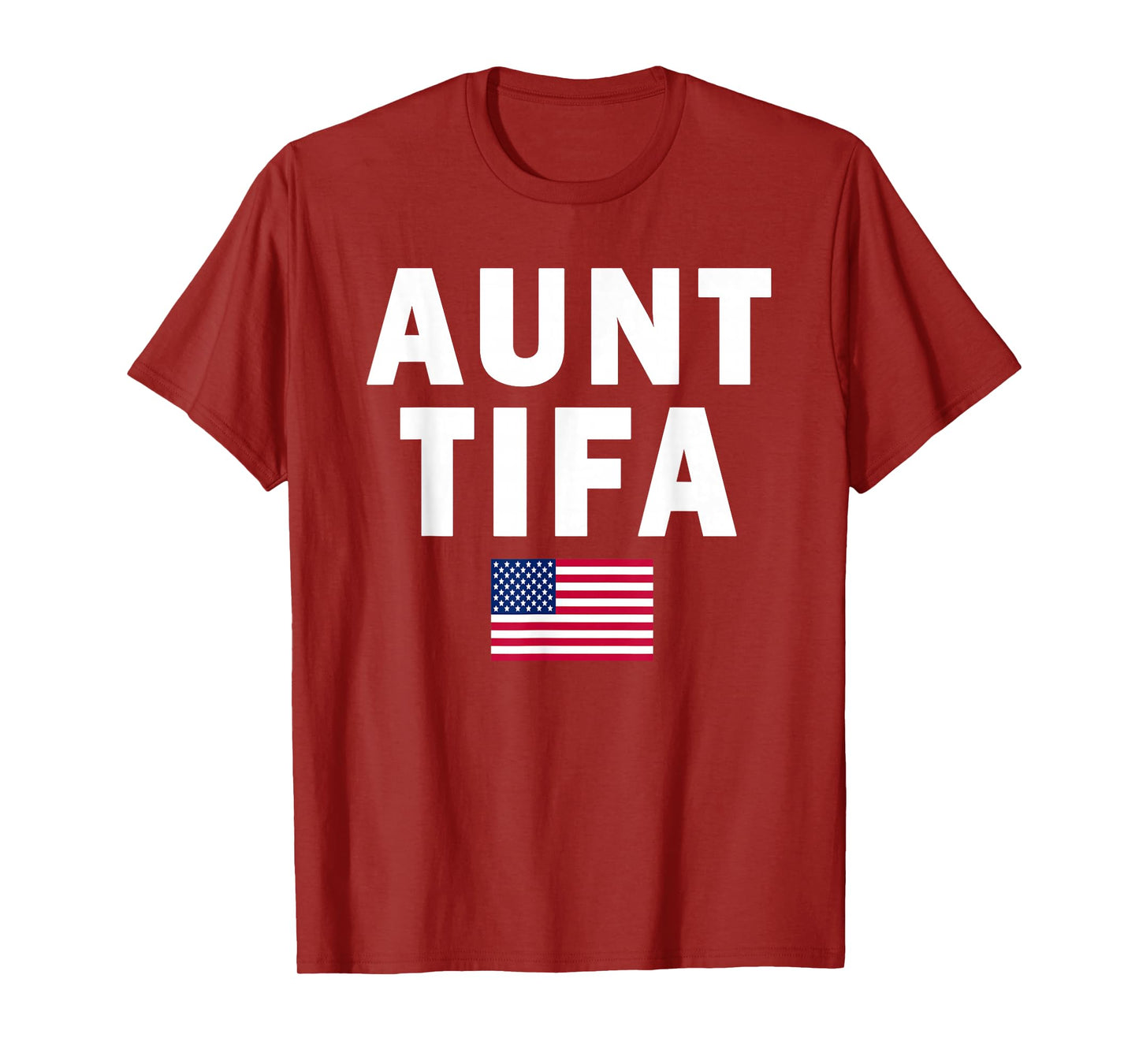 Aunt Tifa American Flag T-Shirt