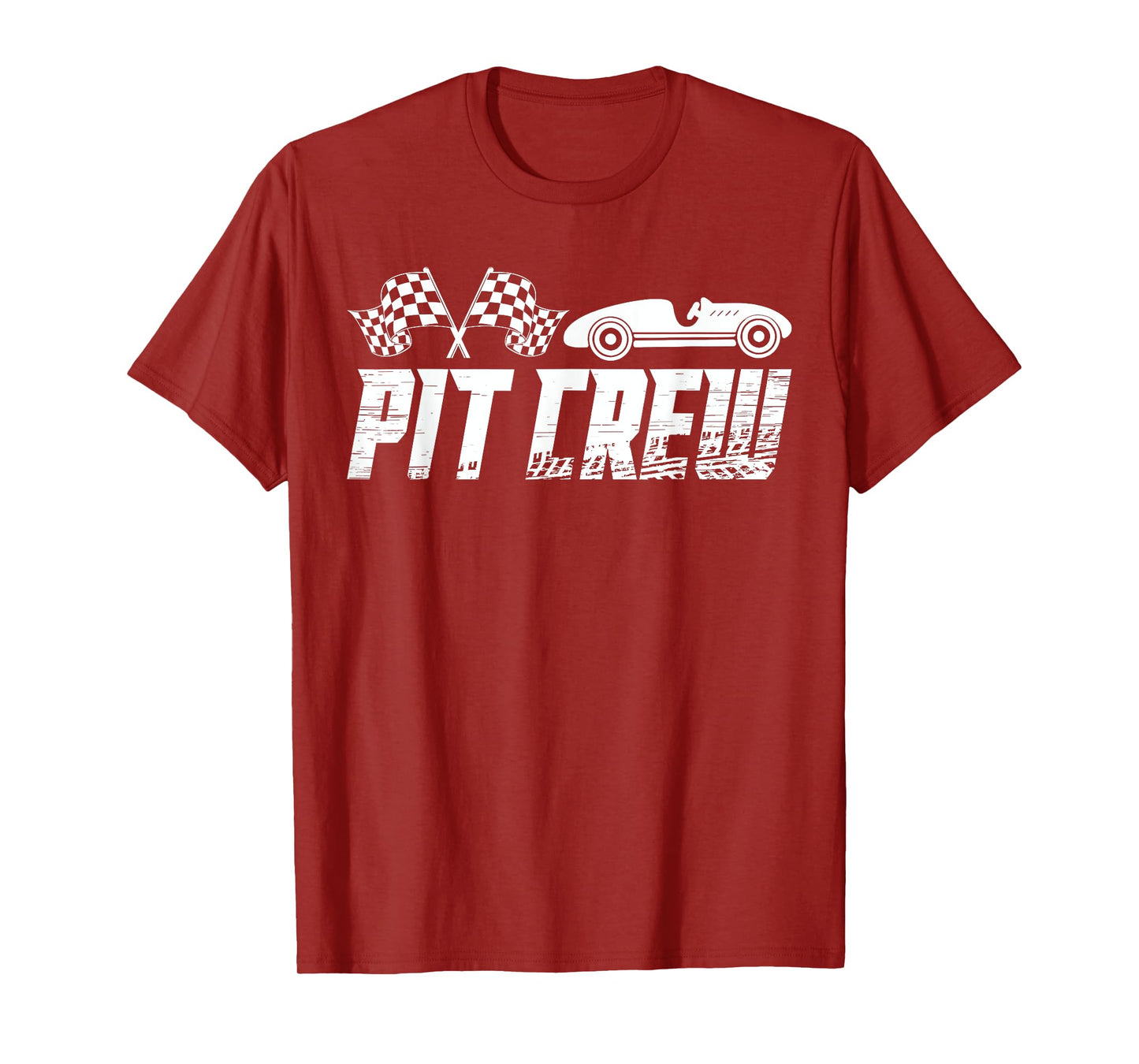 Pit Crew Race Car Birthday Family Racing Adult Kids T-Shirt