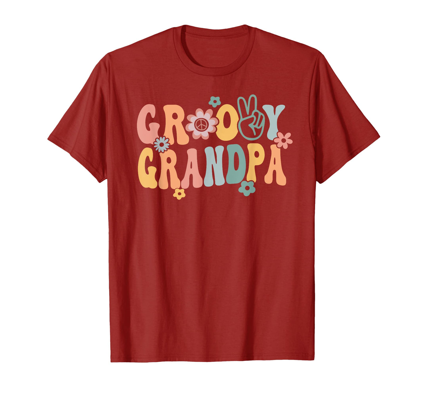 Groovy Grandpa Retro Opa Matching Family 1st Birthday Party T-Shirt