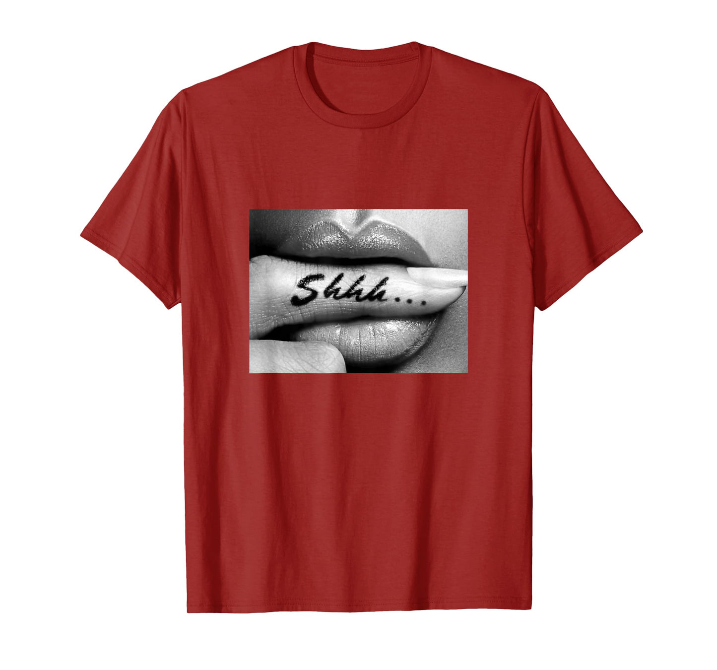 Shhh... T-Shirt Finger Lips Hoodie Sexy Finger in Mouth T-Shirt