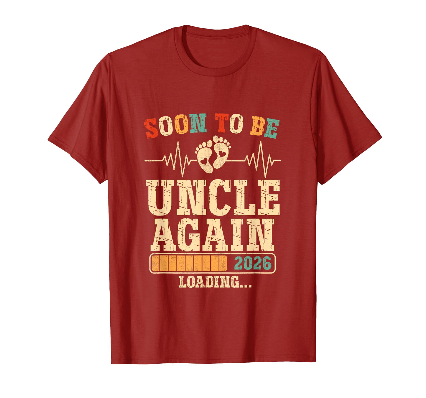 Soon to Be Uncle Again 2026 Loading Pregnancy Announcement T-Shirt