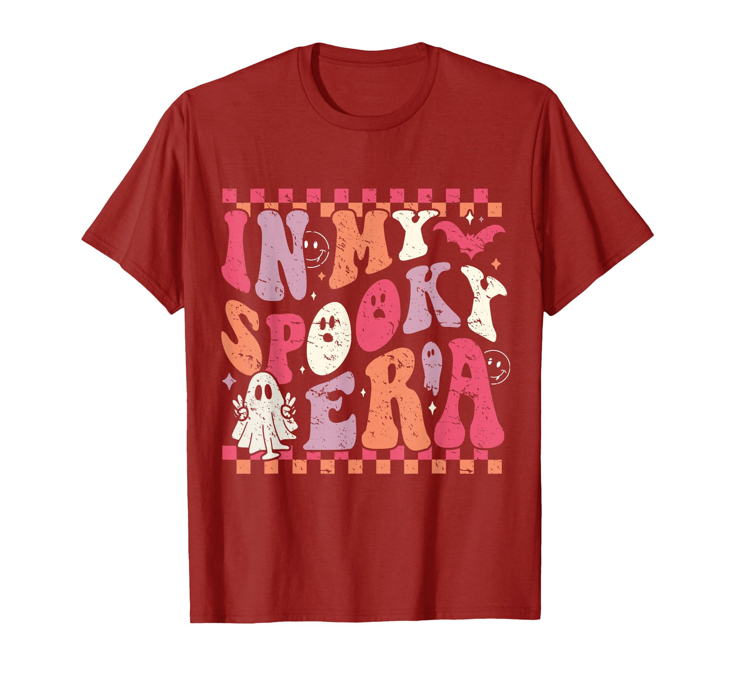 In My Spooky Era Groovy Hippie Halloween Ghost T-Shirt