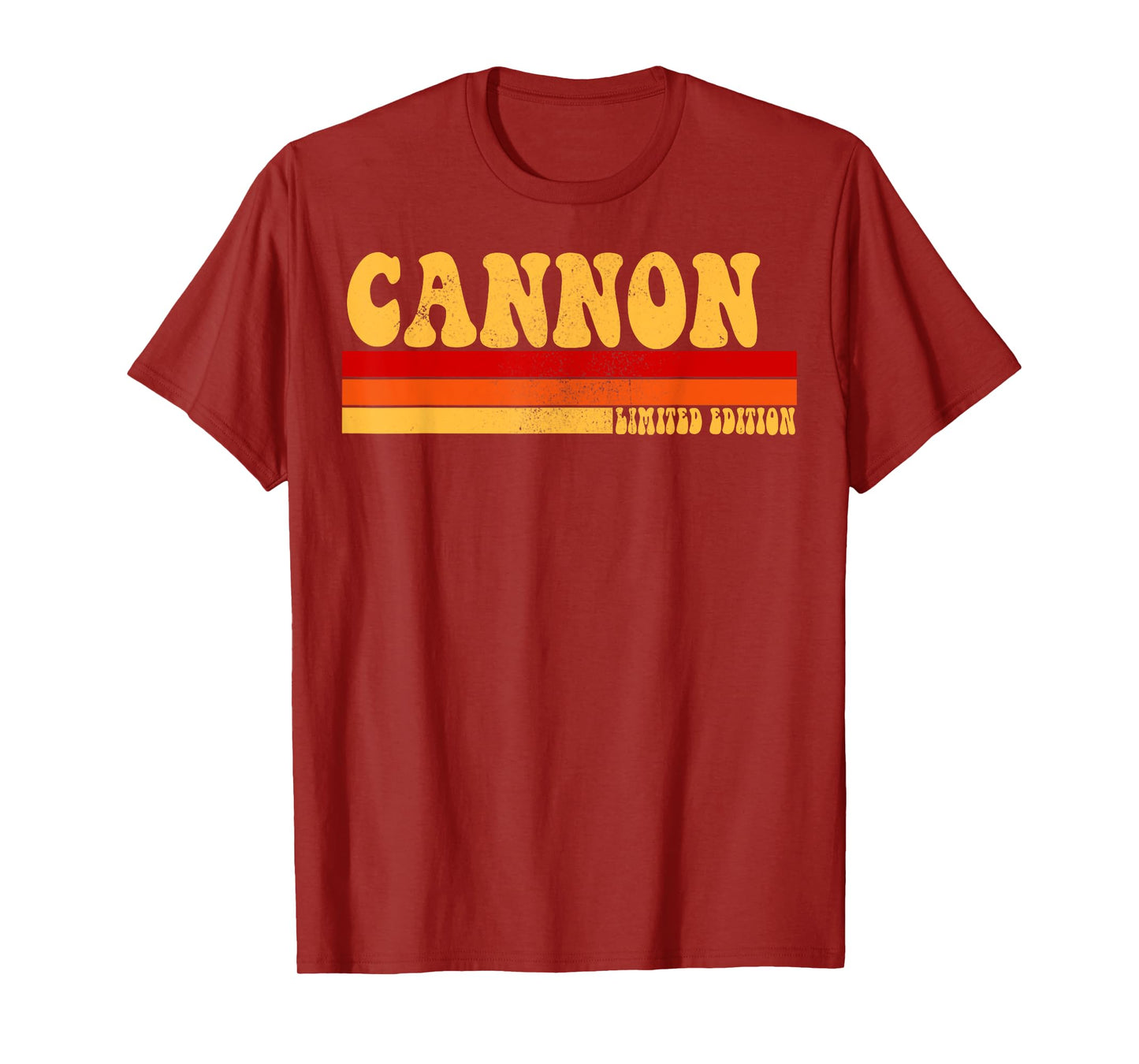 CANNON Name Personalized Idea Men Retro Vintage CANNON T-Shirt