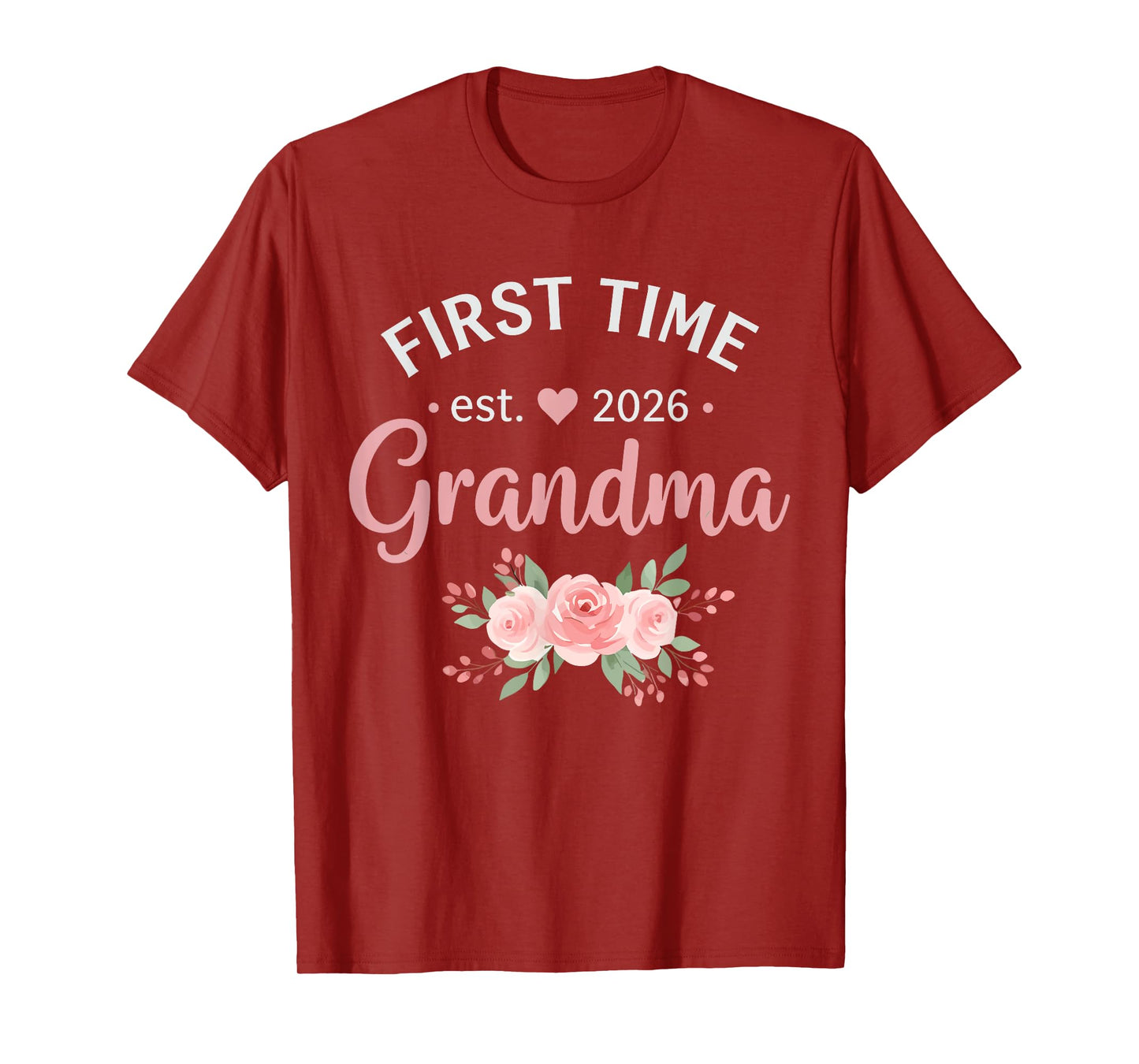 First Time Grandma 2026 T-Shirt