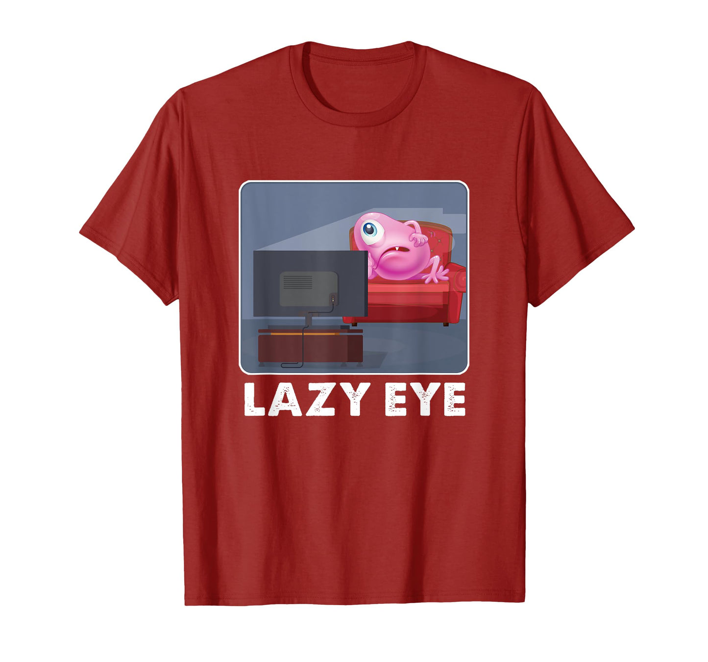 Lazy Eye Alien TV Recreation Gift T-Shirt