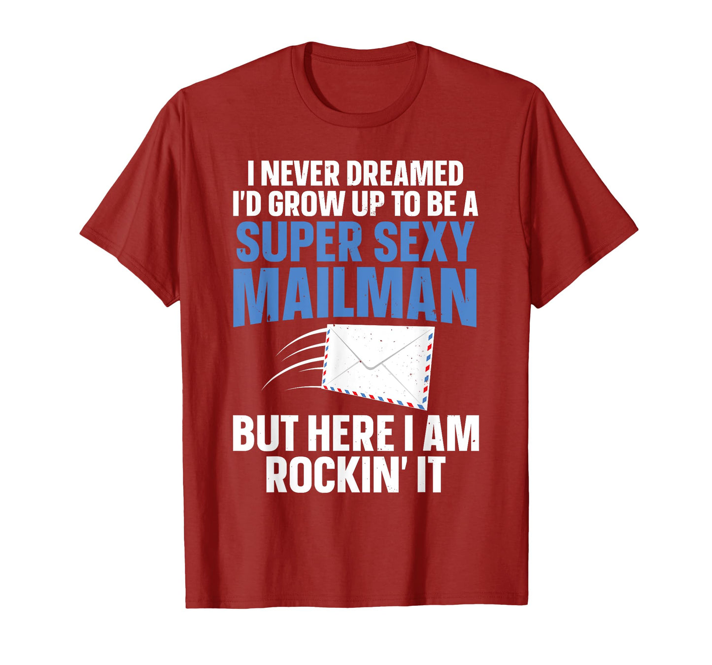 Cool Mailman Art For Men Postal Worker Post Office Mail Man T-Shirt