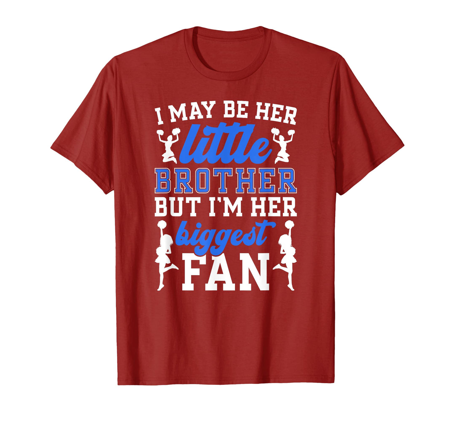 Her Biggest Fan Cheer Brother Of A Cheerleader Bro T-Shirt