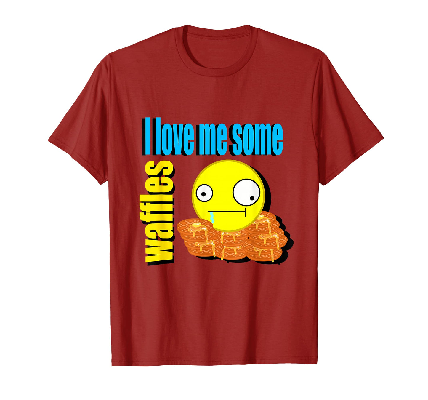 I Love Me Some Waffles Scene Kid Emo T-Shirt