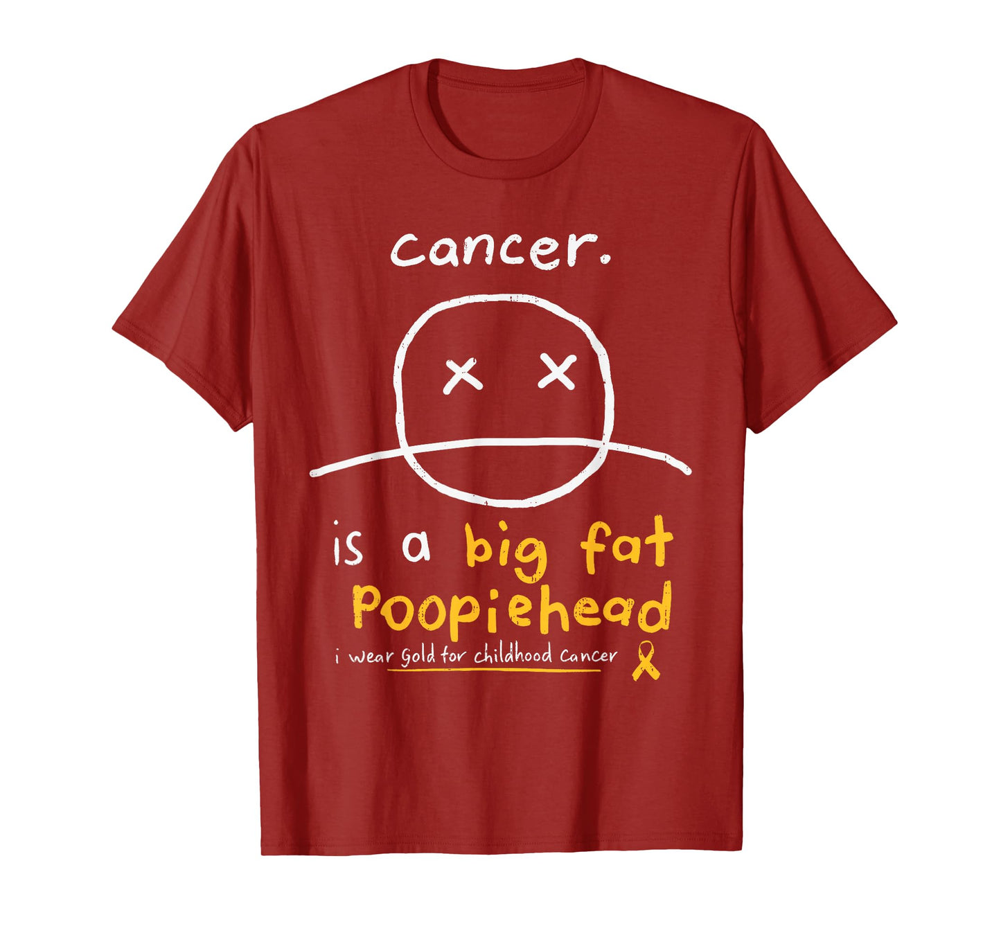 Fighters Childhood Cancer Awareness Survivor Gold Ribbon T-Shirt