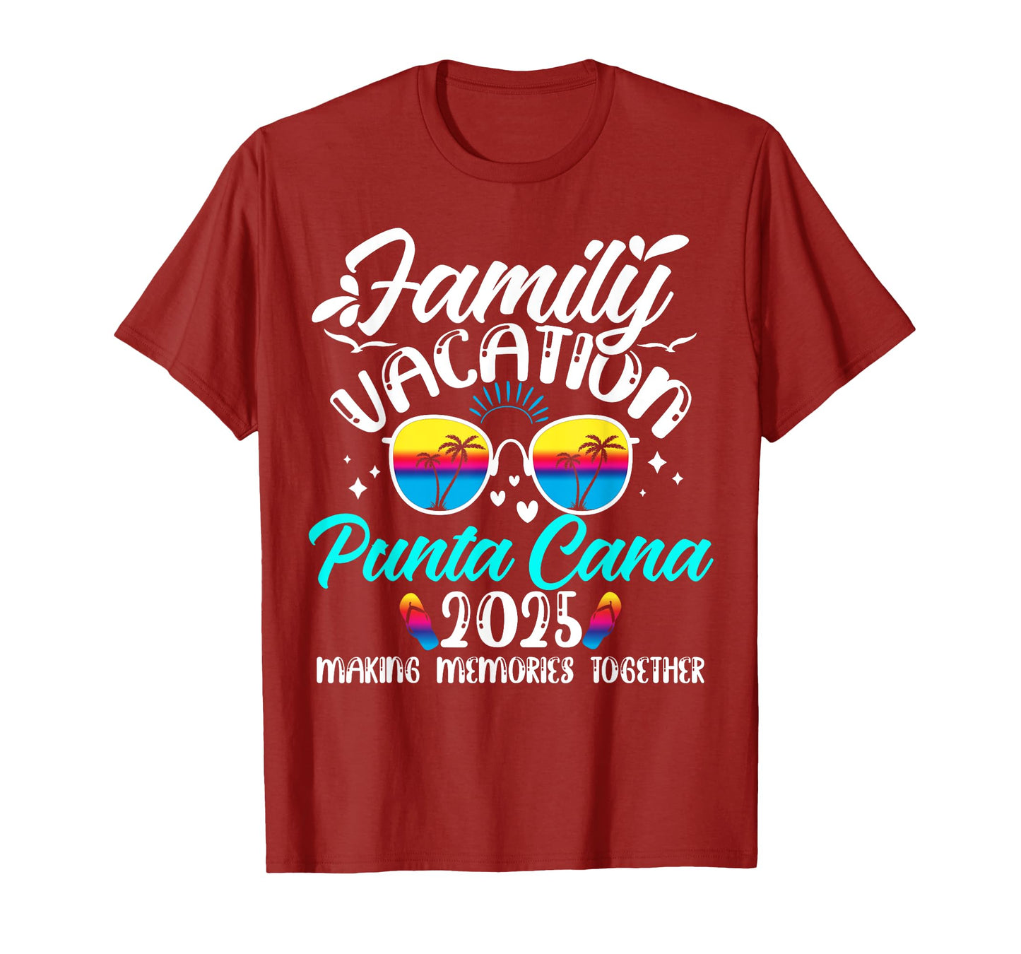 Family Vacation Punta Cana 2025 Making Memories Summer Trip T-Shirt