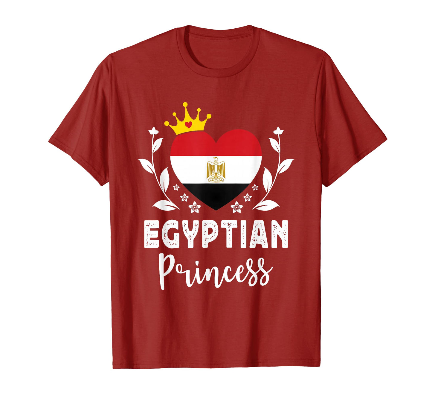 Egyptian Princess Egypt Flag Proud Egyptian Girl T-Shirt