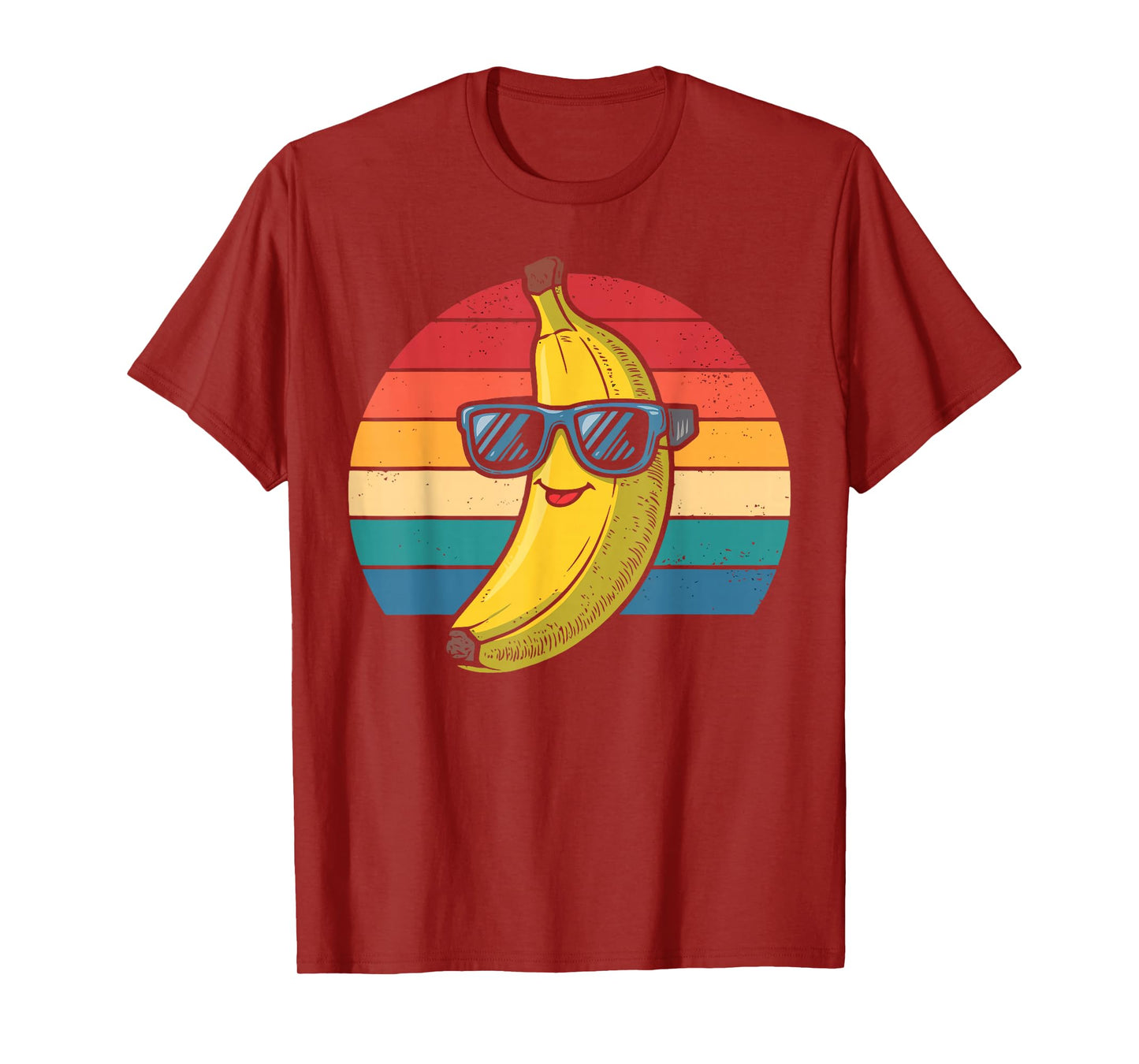 Retro Banana Novelty Fun for Men Women Kids T-Shirt