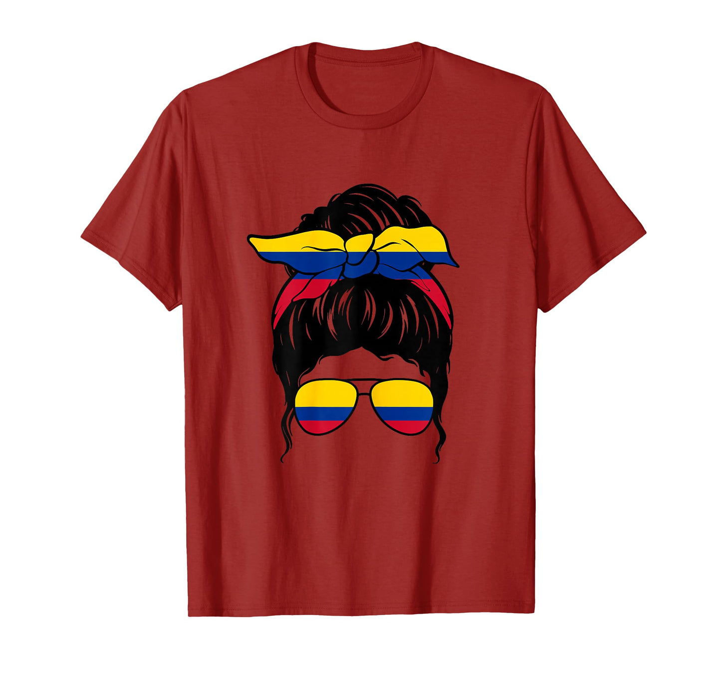 Colombian Girl Colombia Colombian Flag Proud Colombian Woman T-Shirt
