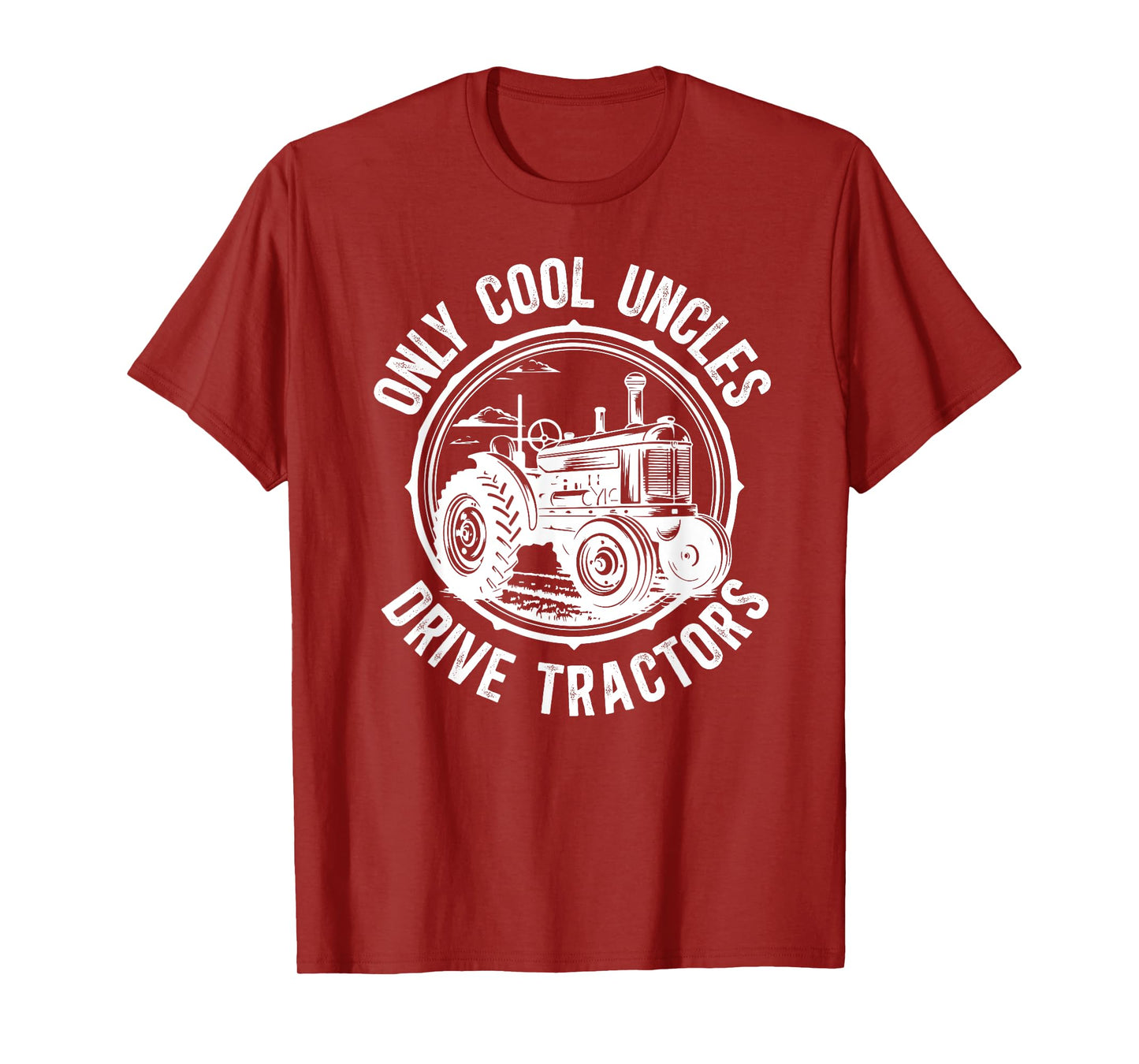 Tractor Uncle Proud Tractor Lover Uncle Tractors Uncle T-Shirt