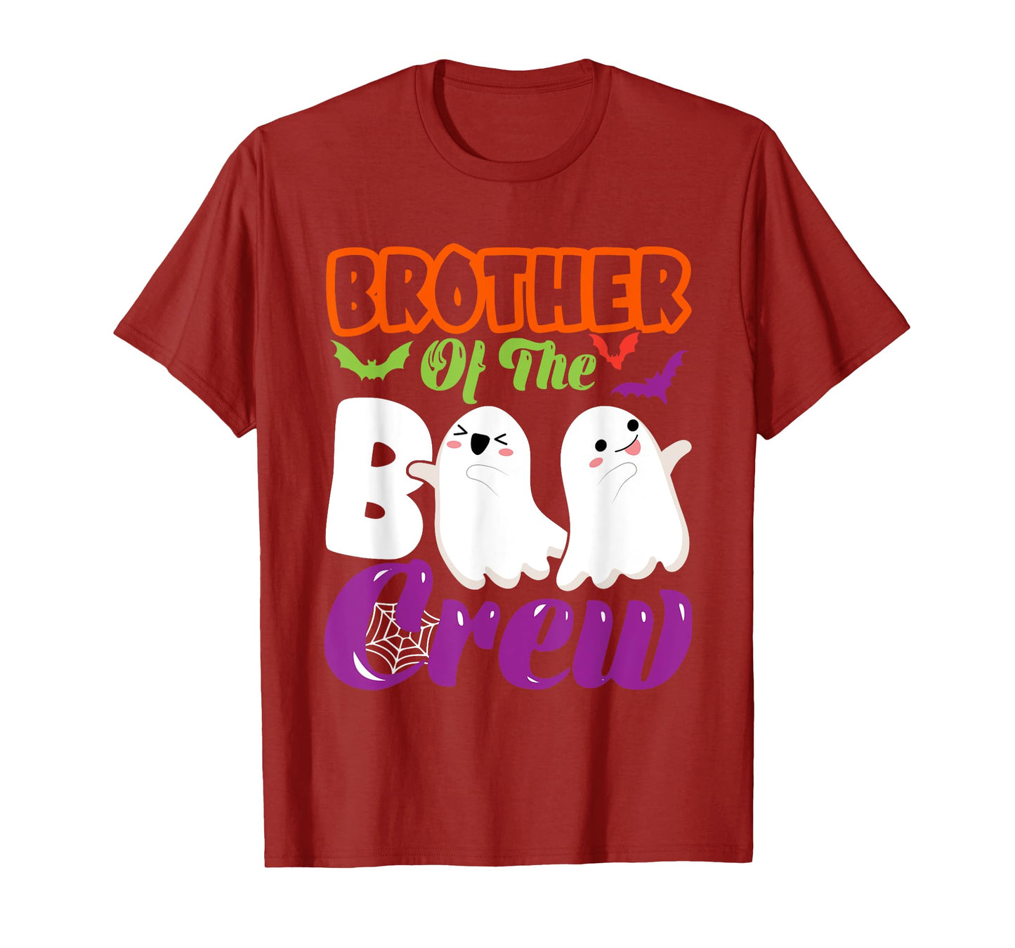 Brother Of Boo Halloween Crew Costume Boo Ghost Lover Family T-Shirt