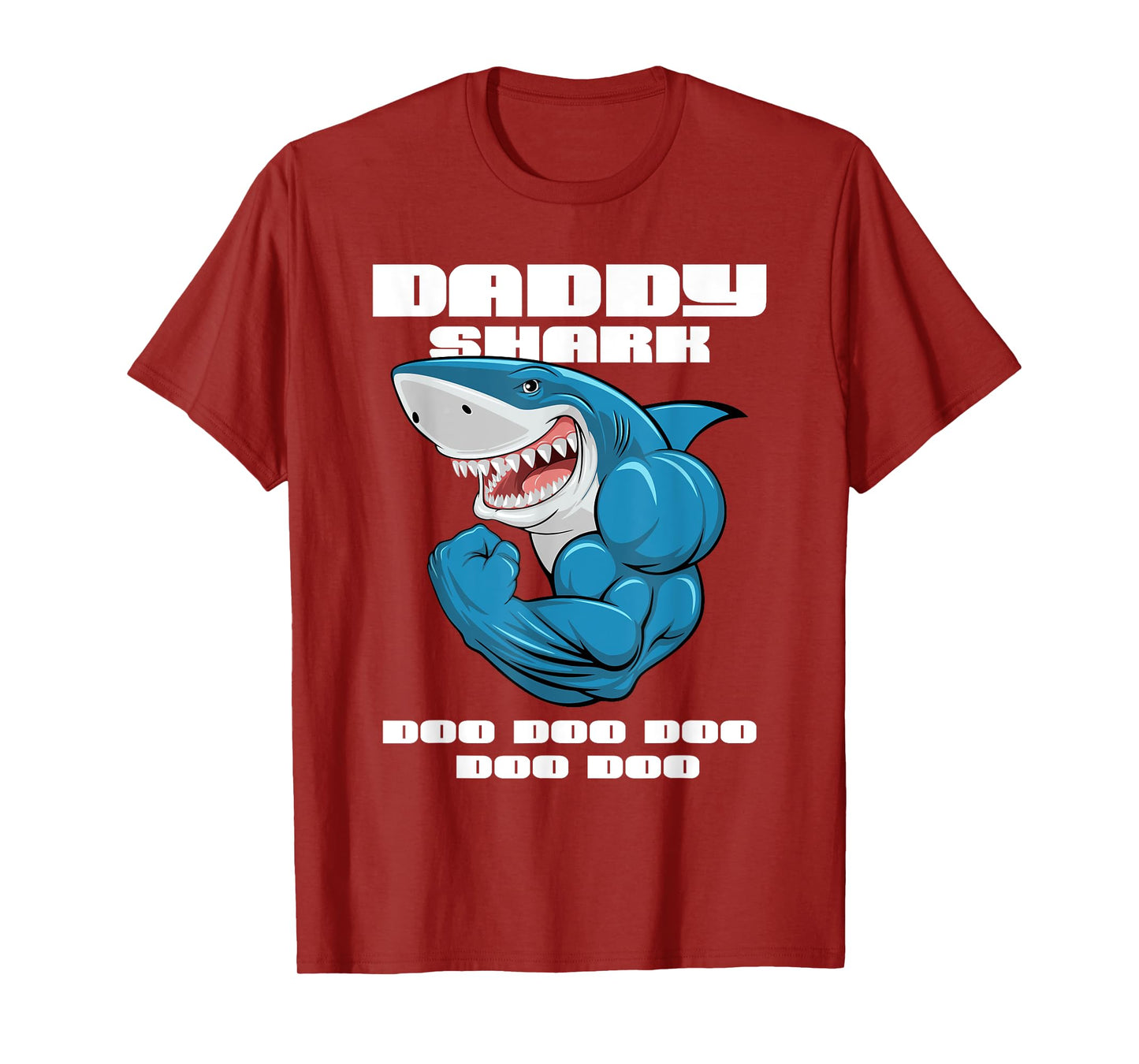 Daddy Shark shirt Funny Fathers Day gift for Kids Mens dad T-Shirt