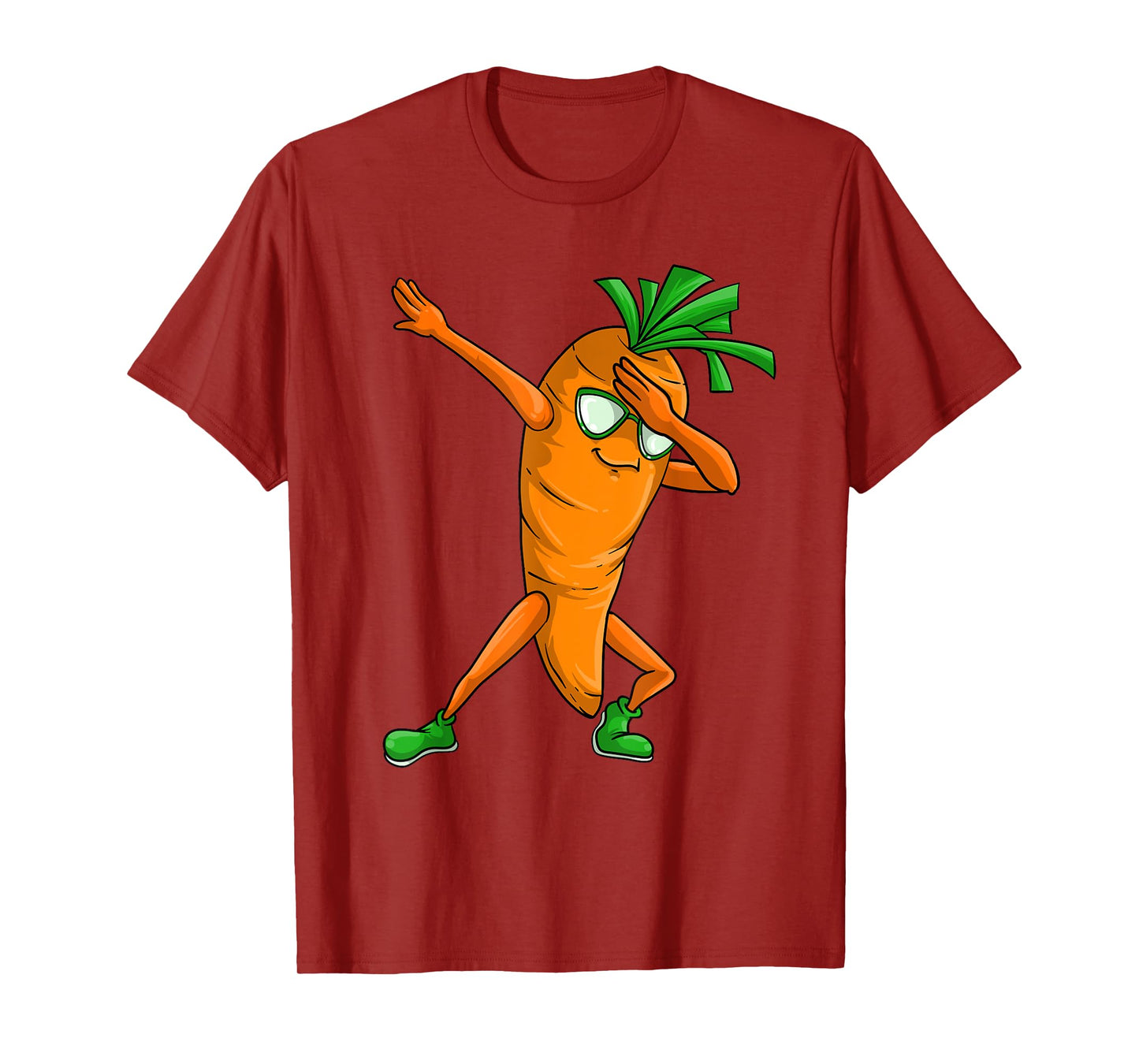 Funny Dabbing Carrot Gift | Cute Vegetable Lover Men Women T-Shirt