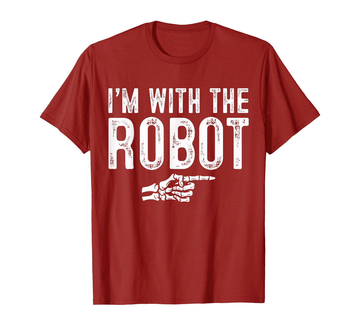 I'm with The Robot Easy Costume Halloween Couples Matching T-Shirt