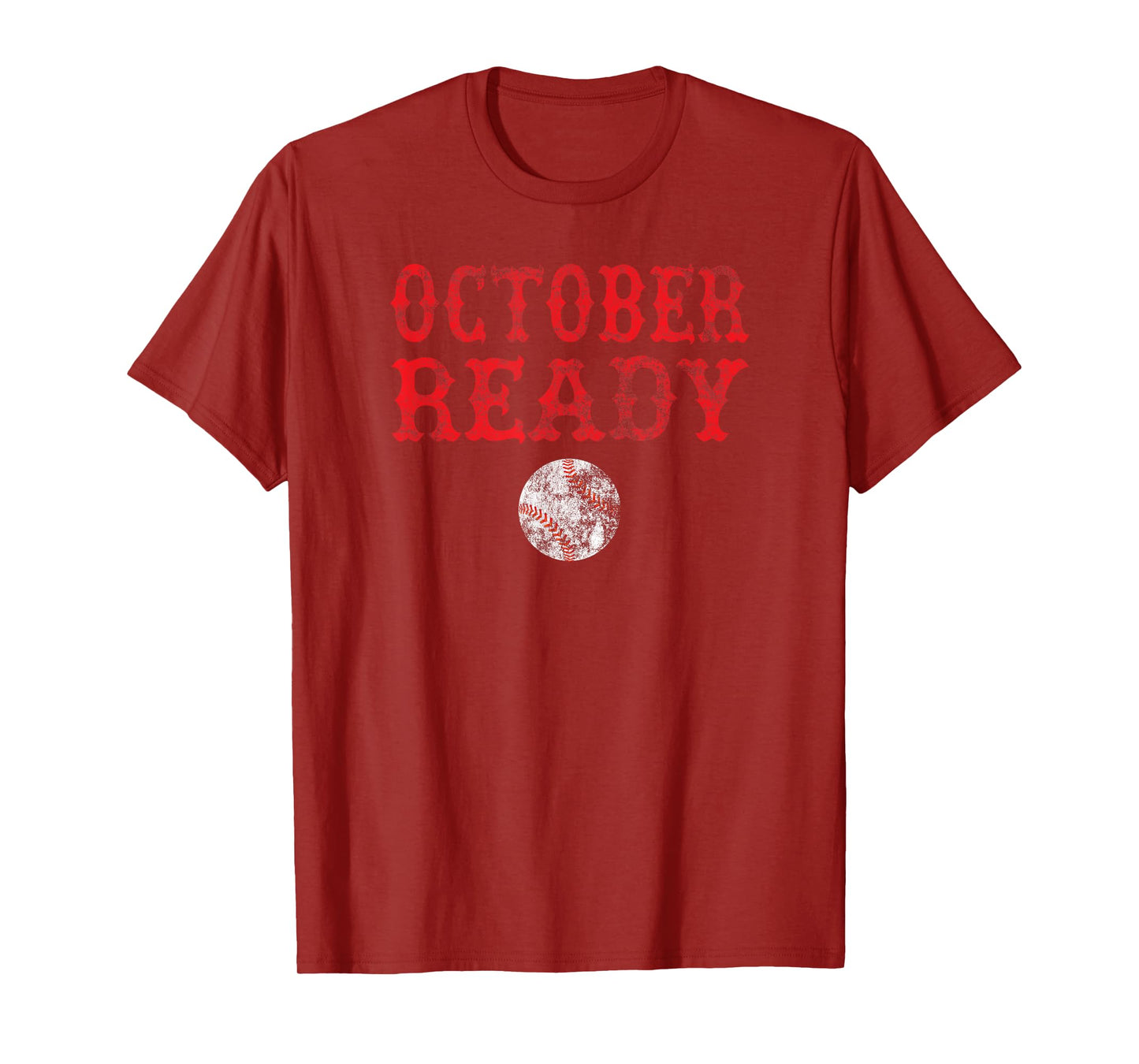 Vintage October Ready Playoff Baseball Shirt for Men Women T-Shirt