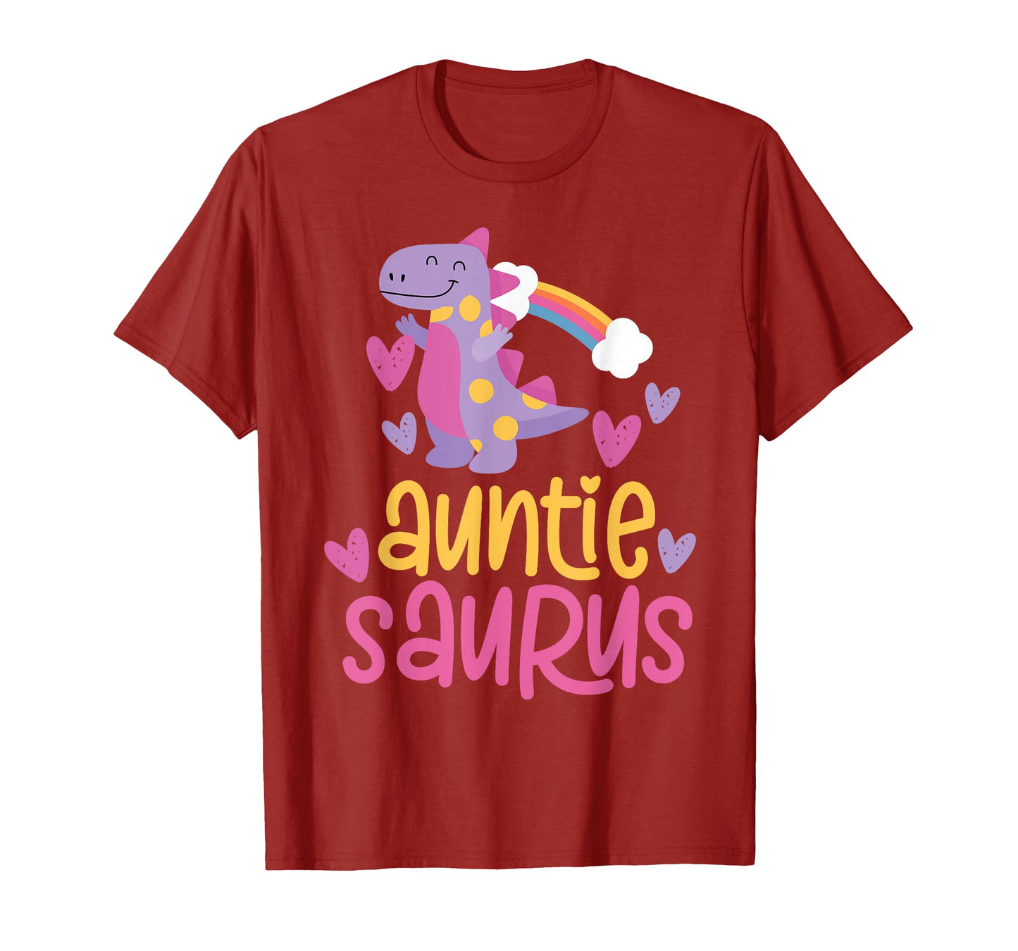 Auntie Saurus Rex Dinosaur Aunt T-Shirt