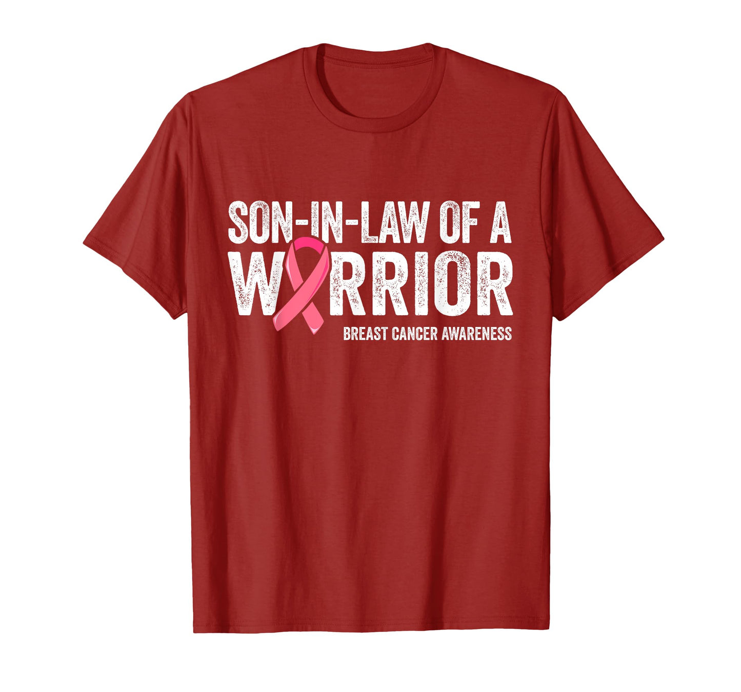 Son In Law Of A Warrior Shirt, Women Mom Breast Cancer Mom T-Shirt