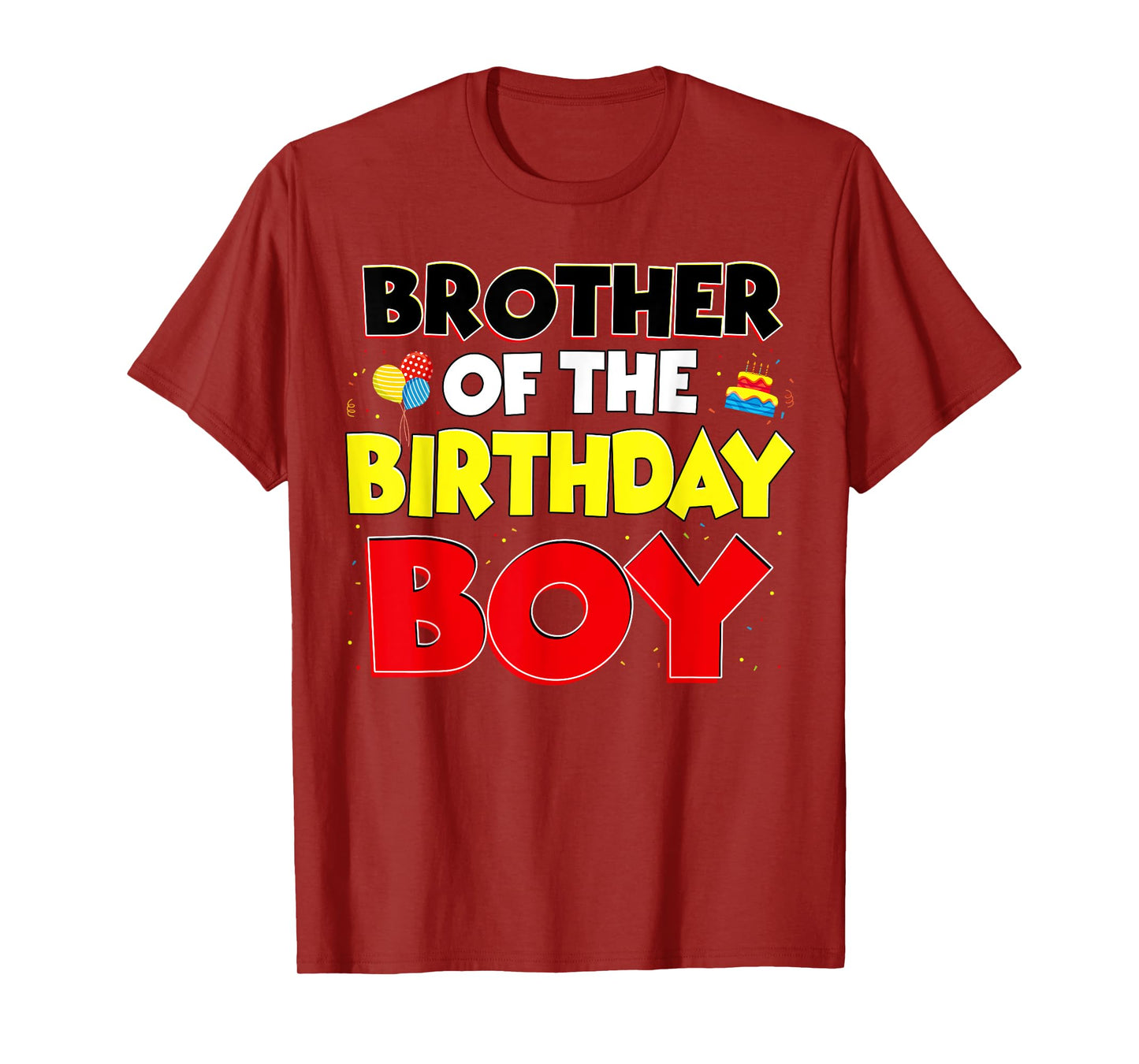 Brother Of The Birthday Boy Family Birthday Party Outfit T-Shirt