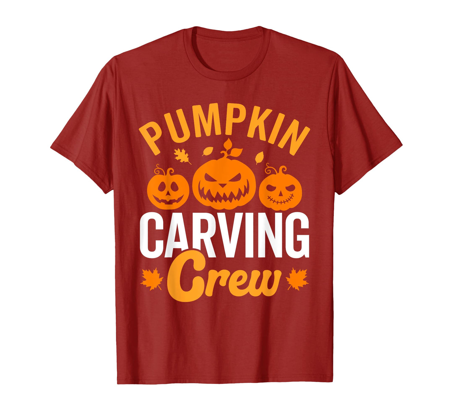 Pumpkin carving crew, family matching pumpkin head Halloween T-Shirt