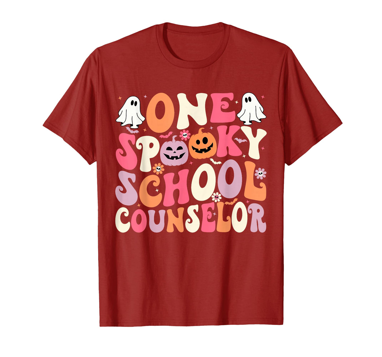One Spooky School Counselor Halloween Teacher Counseling T-Shirt