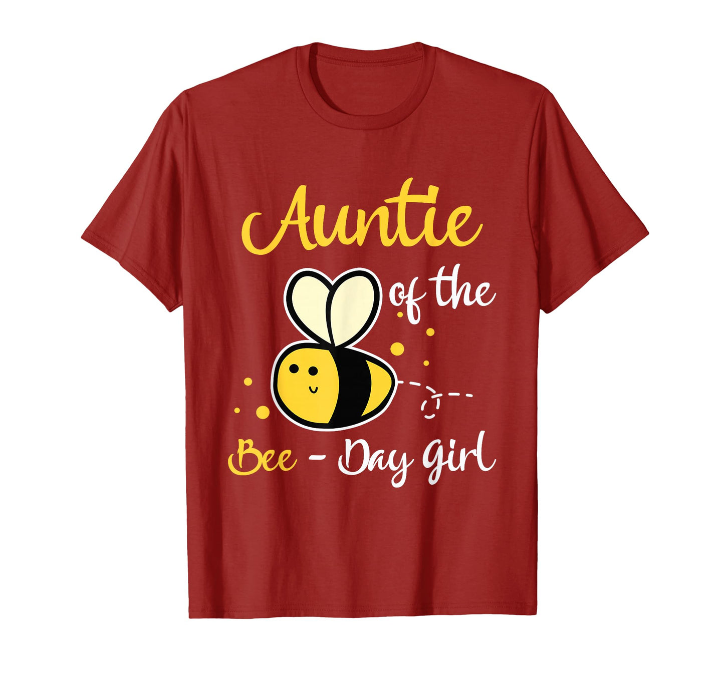 Auntie Of The Bee Day Girl Birthday Party T-Shirt