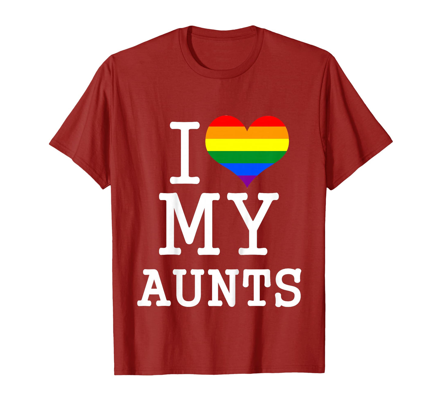For My Gay Aunties LGBT Baby Clothes I Love My 2 Aunts T-Shirt