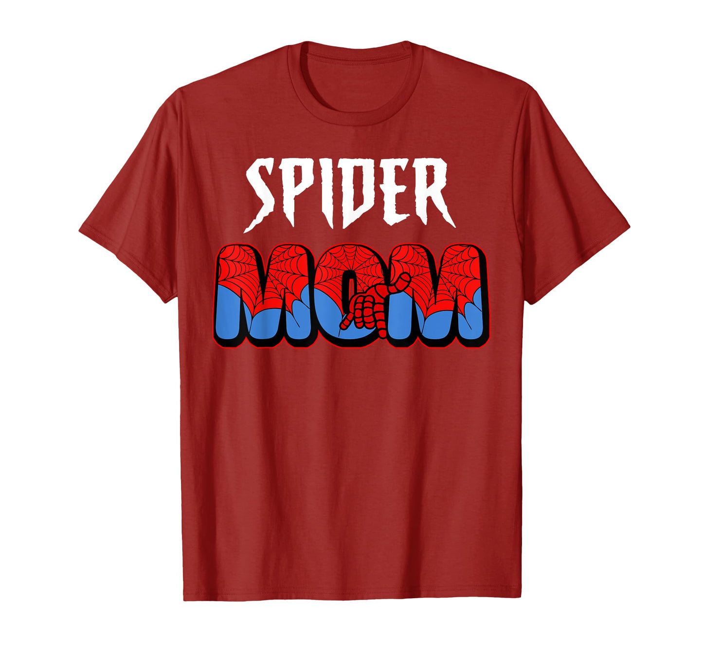 Women Spider Mom Mother's Day Matching Family Birthday T-Shirt