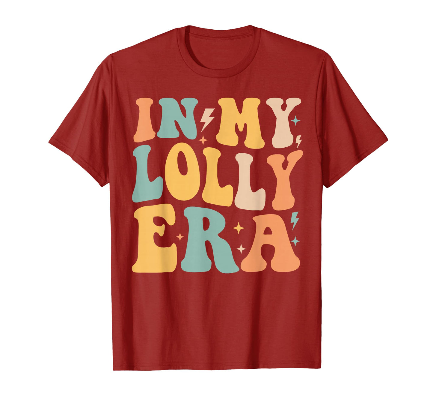 Retro Groovy In My Lolly Era Mother's Day T-Shirt