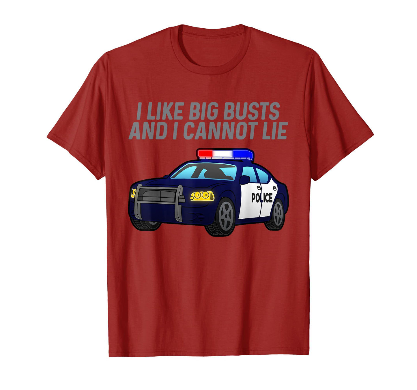 Funny Police Officer Art For Men Women Police Officer Cop T-Shirt