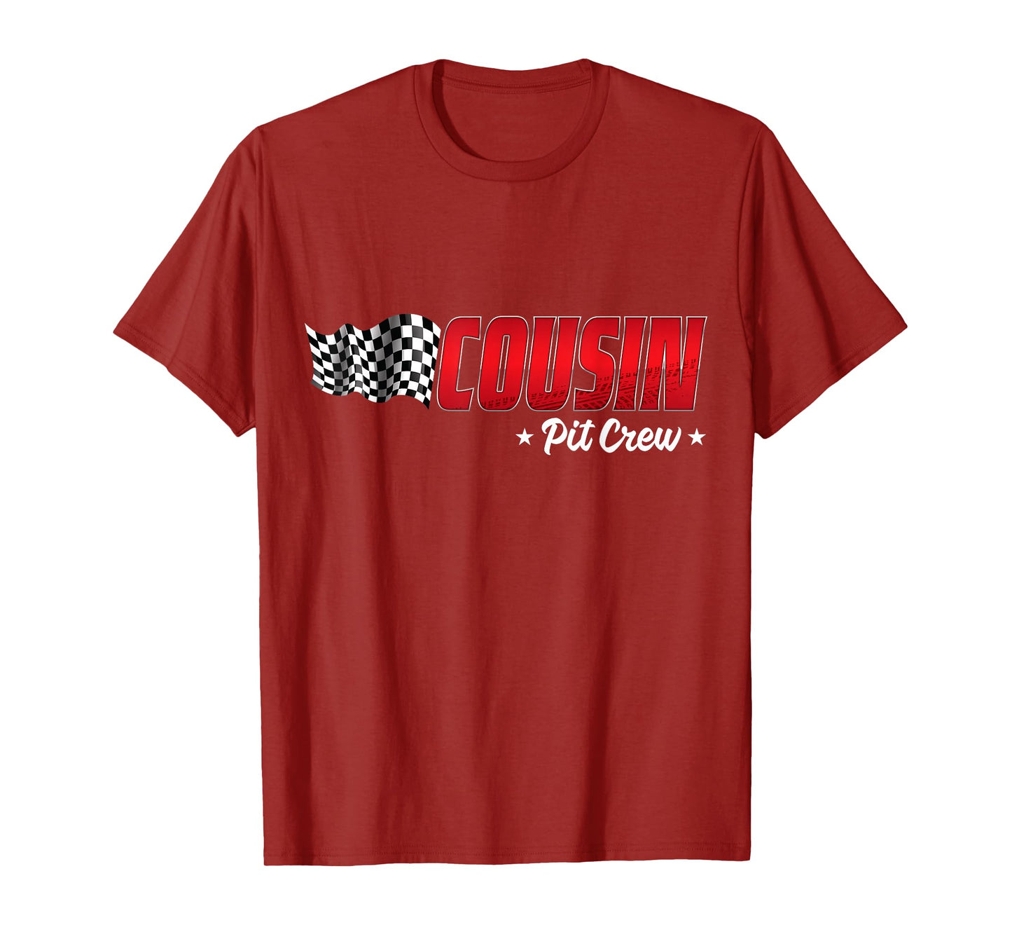 Cousin Pit Crew Race Car Birthday Family Racing Adult Kids T-Shirt