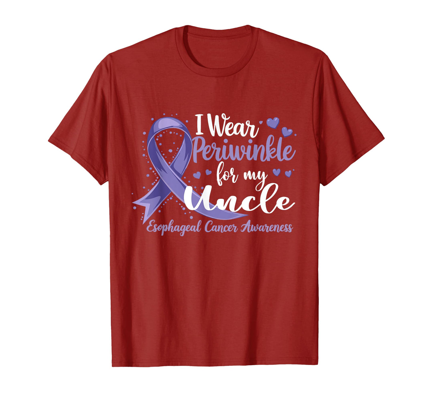 I Wear Periwinkle For My Uncle Esophageal Cancer T-Shirt