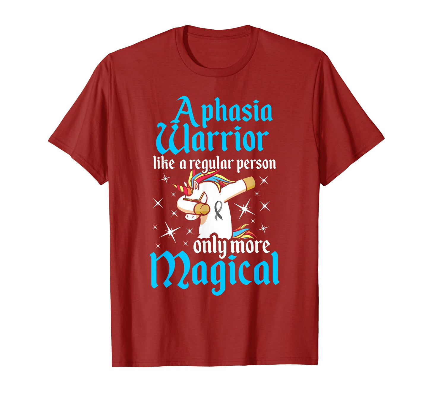 Aphasia Warrior Magical Survivor Awareness T-Shirt