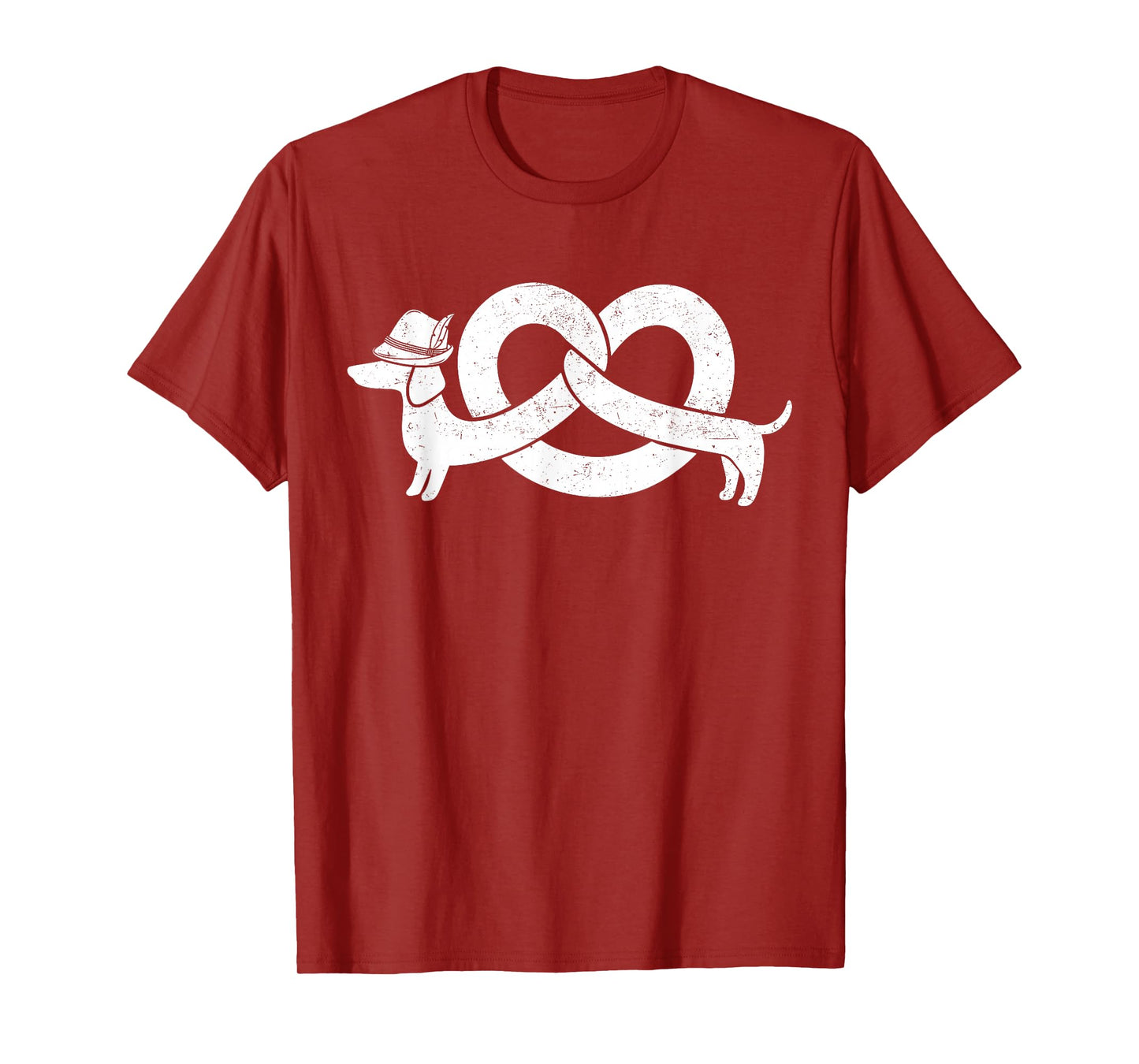 Dachshund Dog In Pretzel Shape Germany Festival Oktoberfest T-Shirt