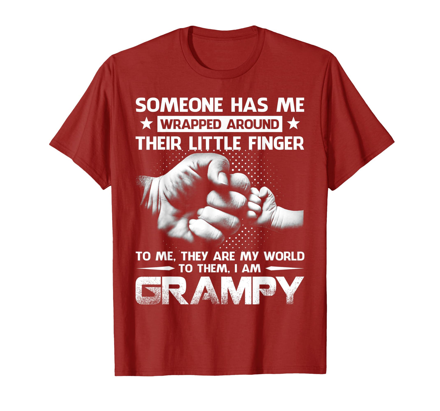 Someone Has Me Wrapped Around Their Little Finger Grampy T-Shirt