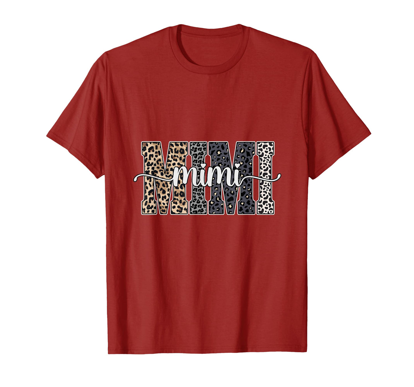 Mimi Graphic Tee - Leopard Print Style for Grandma T-Shirt