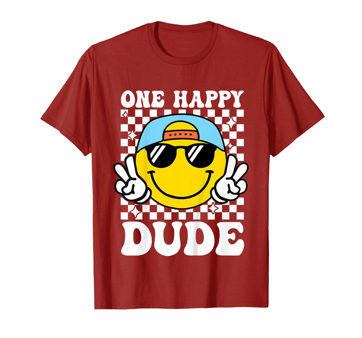 One Happy Dude 1st Birthday Family Matching T-Shirt