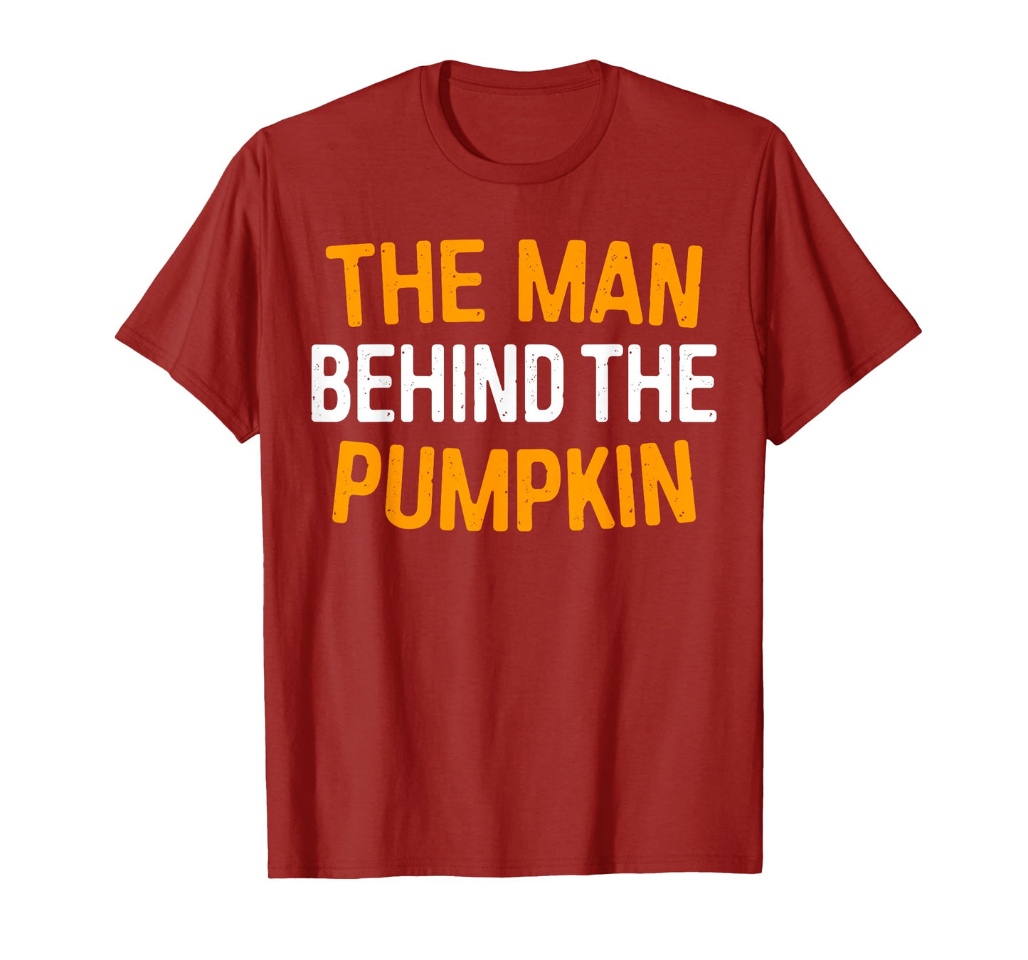 The Man Behind The Pumpkin Shirt Men Halloween T-Shirt